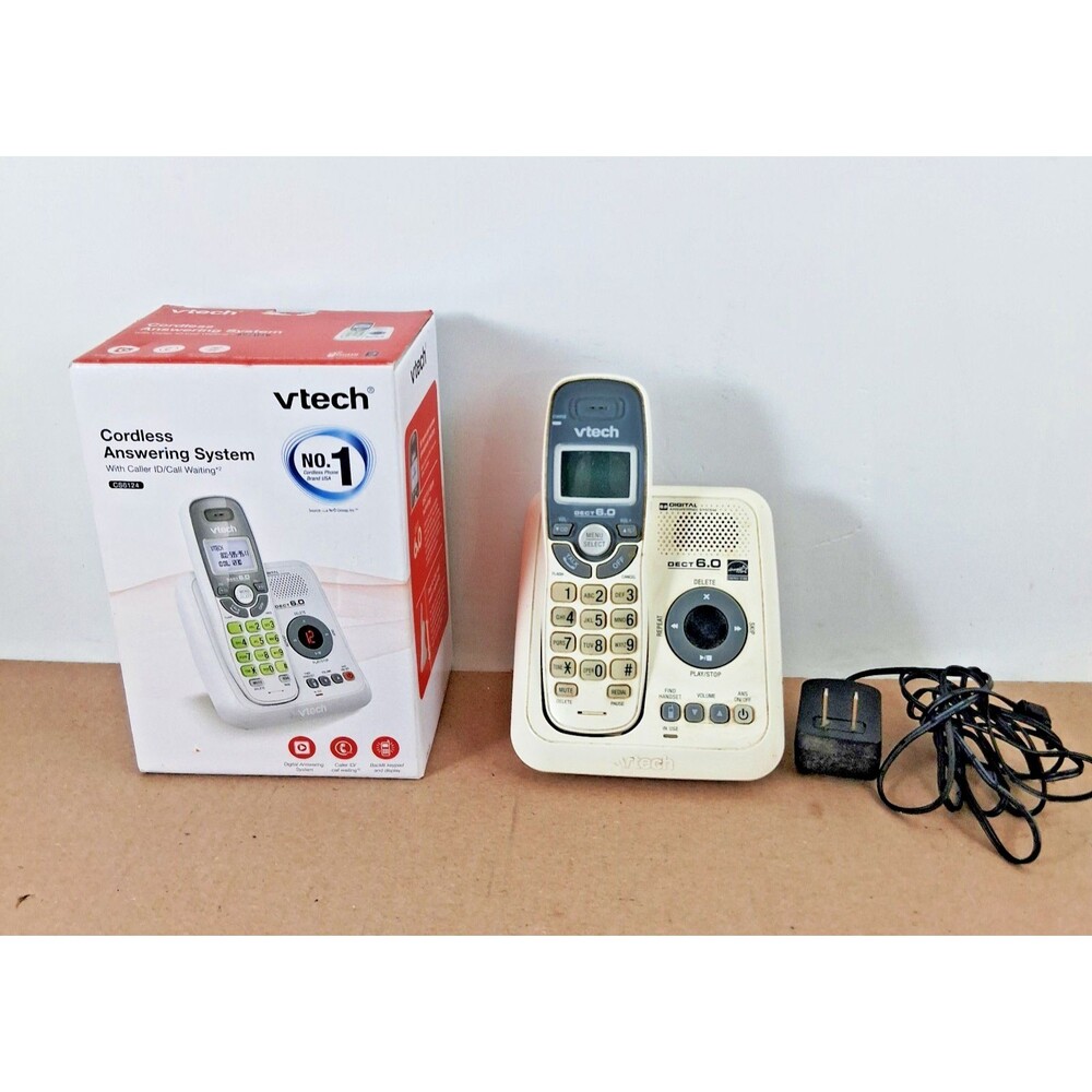 VTech® 1-Handset DECT 6.0 Cordless Phone System for Landline, Digital Answering